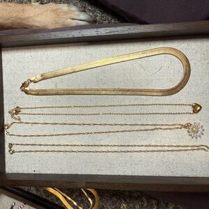 Gold Filled Necklace Set